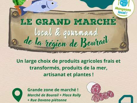Grand marché local & gourmand de la région de Bourail