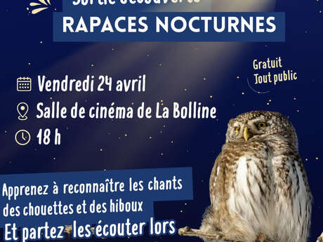 Nachtanimation "Nachtaktive Greifvögel" des Nationalparks Mercantour