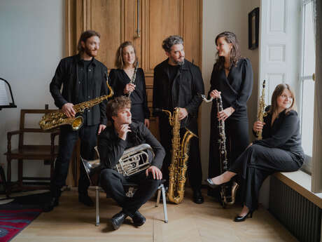 Ensemble Saxback, sextuor à vents / Festival Castel Artès