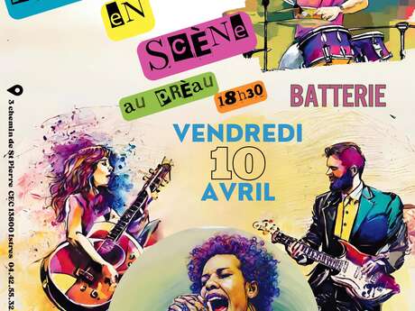 Atelier en scène de la MPT : Batterie