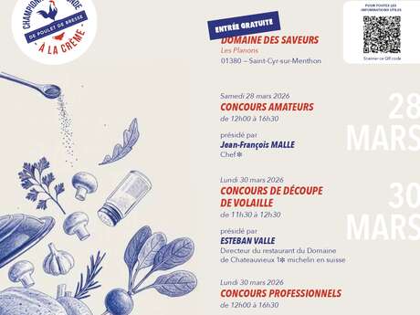 Championnat du monde de Poulet de Bresse à la crème - Concours professionnel - 4ème édition