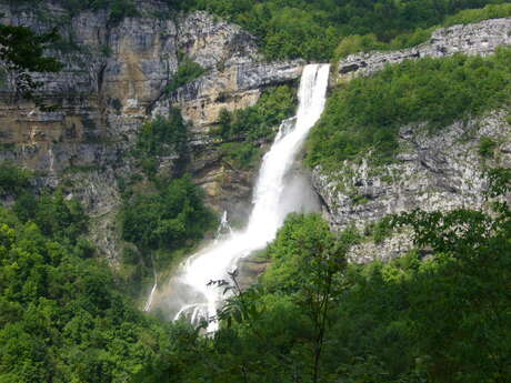 Charabotte waterfall, ENS de l'Ain