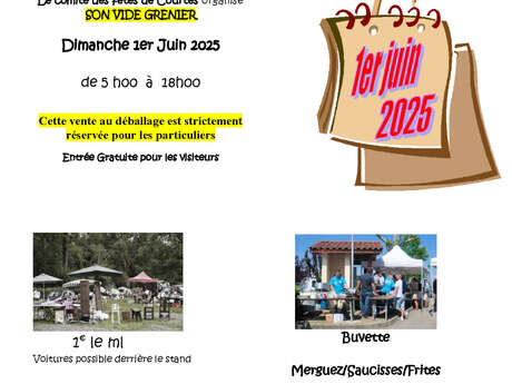 Vide-greniers du Comité des Fêtes de Courtes