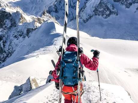 Descente de la Vallée Blanche - Maison des Guides de Vallorcine