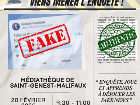 Atelier numérique sur les fake news