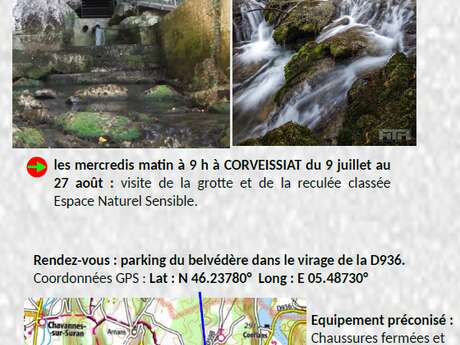 Deux balades avec l'AGEK : MATIN à Corveissiat + APRÈS-MIDI à Drom/Ramasse