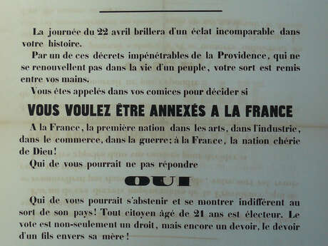 Conférence " L'Annexion de la Savoie à la France en 1860 : retour sur le contexte politique et diplomatique"