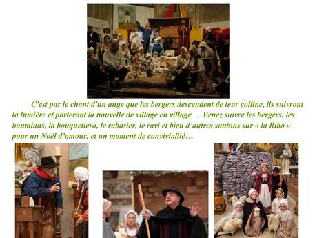 Spectacle de crèche vivante un Noël en Provence