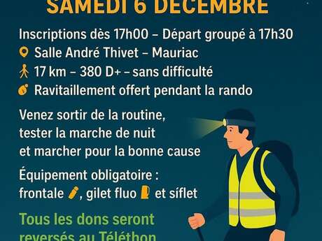 Rando nocturne du Téléthon