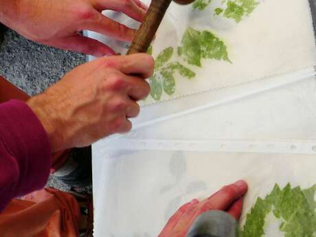Vegetable printing workshop