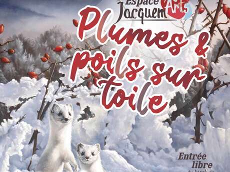 Henri Girin. Plumes et poils sur toile. Peinture animalière.