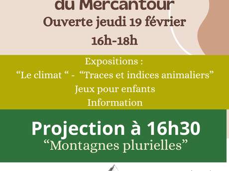 Projection "Montagne" Maison du Parc du Mercantour