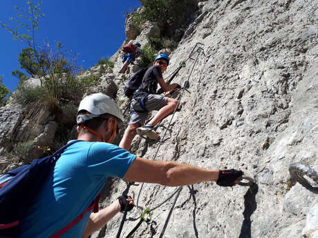 Via ferrata avec Esprit Vertical 04