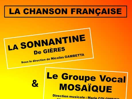 Rencontre autour de la Chanson Française