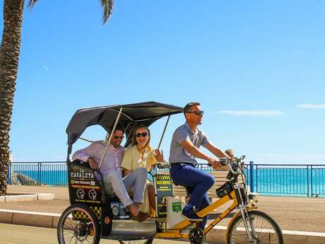 La Cavaleta, vélo taxi à Nice