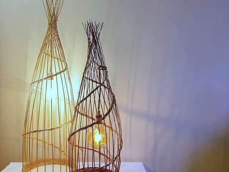 Atelier Vannerie - Tressez une tontine, support pour luminaire ou plante en osier