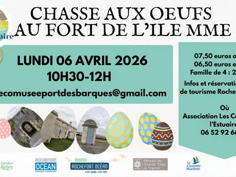 Eiersuche im Fort de l'Ile Madame