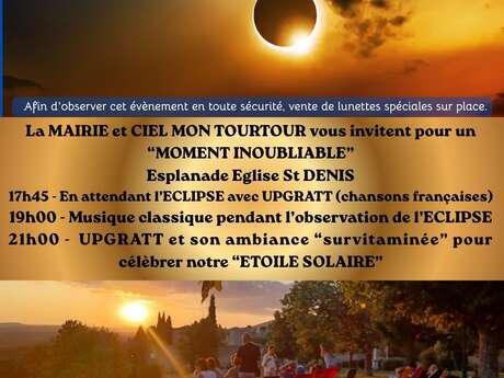 Eclipse solaire à Tourtour en musique