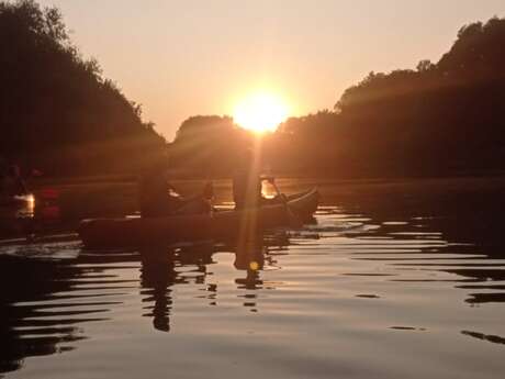 Crépusculaire en kayak (Rives-du-Loir)