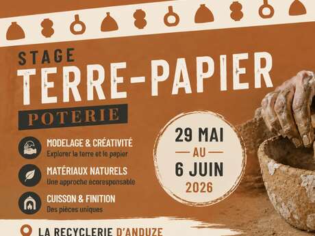 Stage Terre-papier Poterie