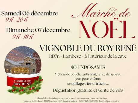 Marché de Noël au Vignoble du Roy René