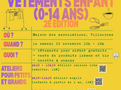 Gratiféria vêtements enfants