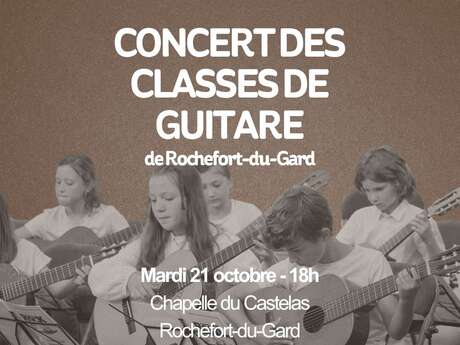 Concert des classes de guitare