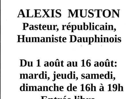Exposition “Alexis Muston - Pasteur, républicain, Humaniste Dauphinois”