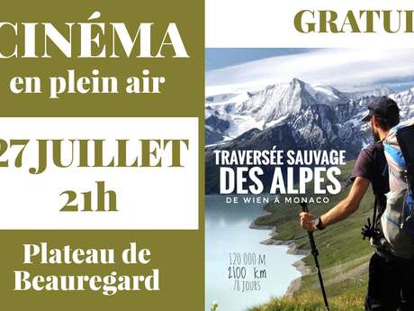Montagne Expérience : cinéma à la belle étoile au plateau de Beauregard