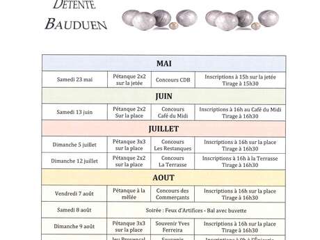 Concours à Bauduen