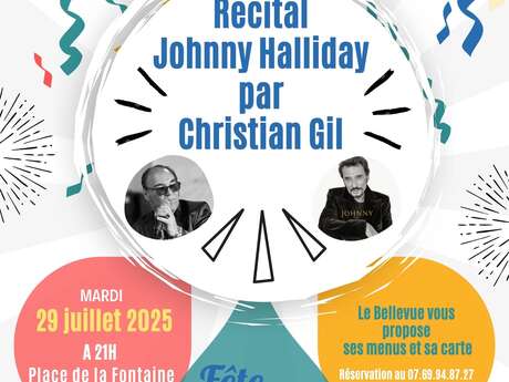 Fête de notre Terrasse - Récital Johny Hallyday
