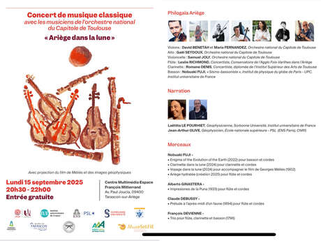 Concierto "Ariège dans la lune