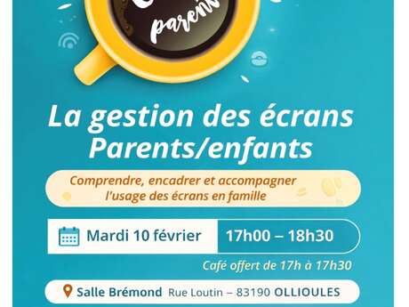 Café-parents: "Managing parent/child screens".