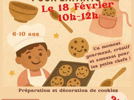 Atelier cookies - 'Les goûters de Lati'