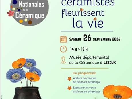 Journée Nationale de la Céramique : Les céramistes fleurissent la vie