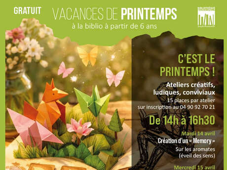 Spring holidays at the Library