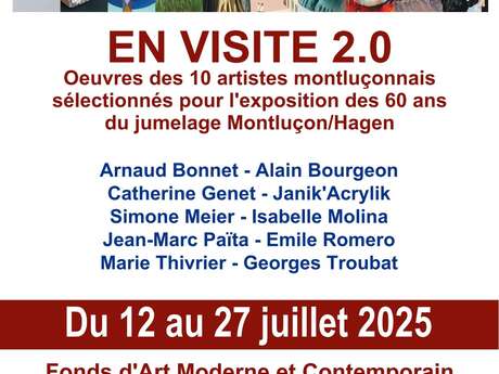 Exposition d'art contemporain En visite 2 . 0