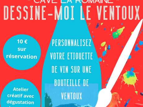 Vignobles en Scène - "Dessine-moi le Ventoux" - Atelier créatif à la Cave La Romaine