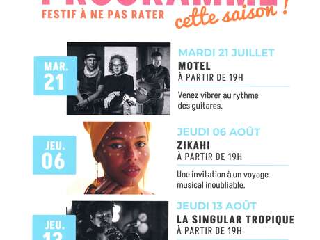 Concerts au Surf Center