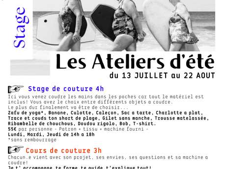 Cours de Couture animés par Laure Vincguerra