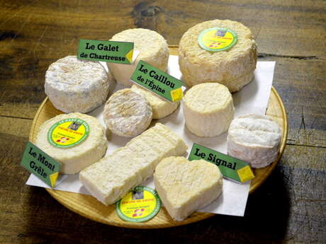 Goat cheeses of the GAEC du Signal