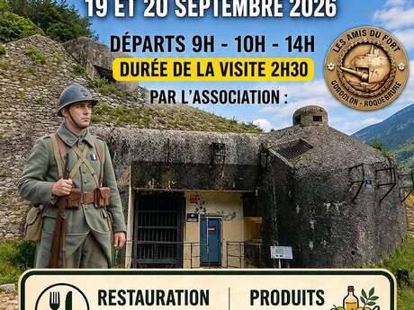 Journées Européennes du Patrimoine :Visite Fort de Gordolon