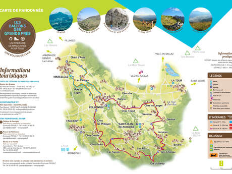 Sentier de randonnée pédestre, équestre, VTT - Les Balcons des Grands Prés