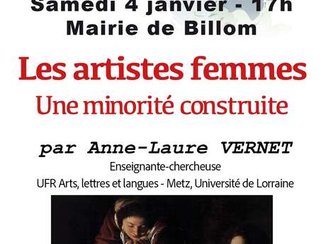 Conférence - Les artistes femmes, une minorité construite