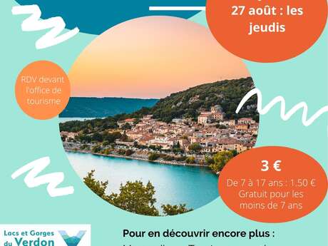 Visite guidée du village de Bauduen