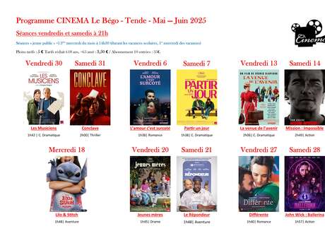 Film screenings in Tende