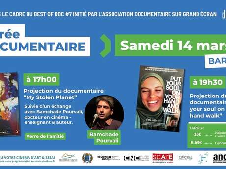 Soirée documentaires : My stolen planet et Put your soul on your hand and walk