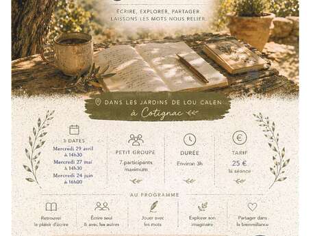 Atelier d'écriture créative