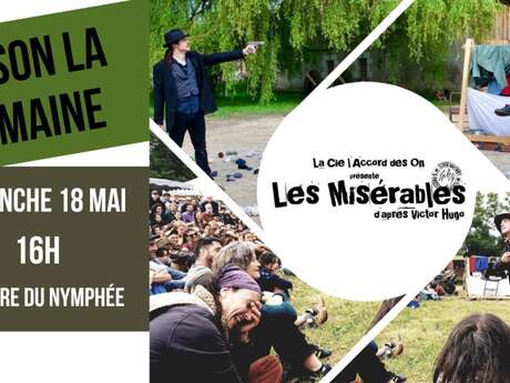 Street theater "Les Misérables" by Victor Hugo - La Cie Accord des On