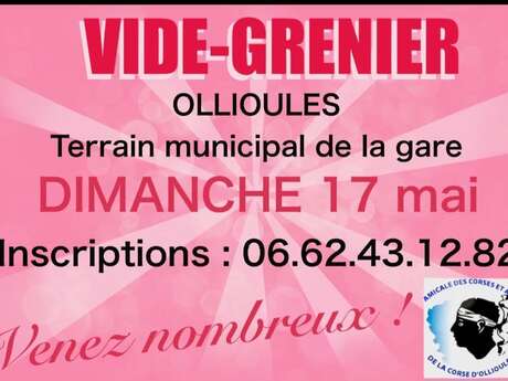 Vide grenier par l'Amicale et Amis de la Corse d'Ollioules